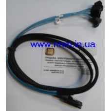 Кабель CHINA  Mini SAS to 4 SATA 7-PIN Cable Blue 1M 