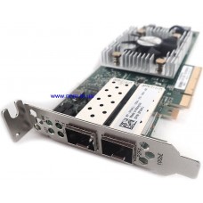 Оптична карта DELL QLE8262L Dual Port SFP+ PCI Express 2.0 x8, x16, x32 FCoE Fiber 2x10Гб JHD51
